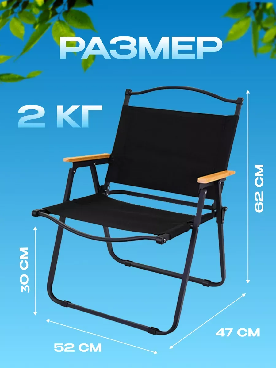 Характеристики складного туристического стула